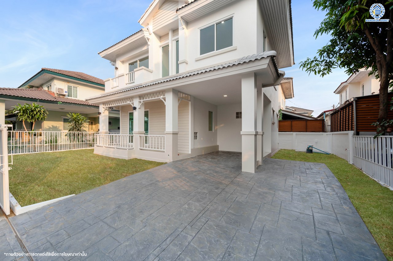 บ้านมือสองตกแต่งใหม่ โครงการ ชัยพฤกษ์ ติวานนท์-ราชพฤกษ์1 เนื้อที่ 56.3 ตร.ว. ฟังก์ชัน 3 ห้องนอน 2 ห้องน้ำ สภาพแวดล้อมดี บนทำเลศักยภาพ หน้าโครงการติดถนนใหญ่ เชื่อมต่อถนนราชพฤกษ์ ใกล้จุดขึ้นทางด่วน "ศรีสมาน" ใกล้ห้าง "เซ็นทรัล เวสต์เกต" และ "โรบินสัน ไลฟ์สไตล์ ศรีสมาน"...